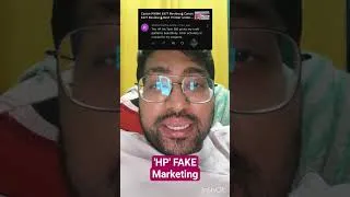 Thumbnail: HP faking marketing through Commenting on Best Printer Videos!
