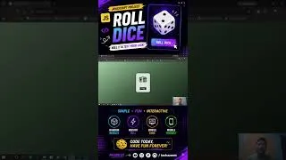 Thumbnail: 🎲 Build a Roll Dice Game with JavaScript | Random Number Generator Project #Shorts