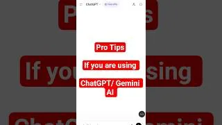 Thumbnail: Pro tips to use any AI Agent #ai #chatgpt #gemini #prompt