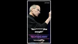 Thumbnail: Steve Jobs screaming, Not Blue Enough!!