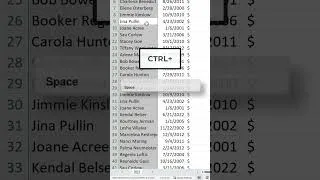 Thumbnail: Select Entire Columns in Excel Instantly #excel #exceltips #shorts