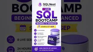 Thumbnail: My First LIVE SQL Bootcamp Starts Sept 5th! 🚀