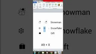 Thumbnail: Winter ❄️☃️ 🎁 symbols #christmas #shorts