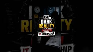 Thumbnail: The Dark Reality of First IT Internship 💻 | What Nobody Tells You 🤫