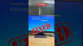 Thumbnail: Fix Automatic Repair PC or Laptop Easily  #fixAutomaticRepair #shorts #shortvideo #shortsfeed