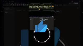 Thumbnail: #shorts User Service to KYC Service Communication in Spring Boot🔥| Copilot + IntelliJ Debugging