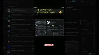 Thumbnail: #shorts | VS Code Setup with GitHub Copilot 🚀 AI Coding Assistant for Developers | Telugu