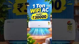 Thumbnail: Best WiFi Smart AC Under ₹30000 in 2026 ❄️📱1 Ton 3 Star AC Under 30k