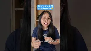 Thumbnail: How to create AI Video Previews! 🤯