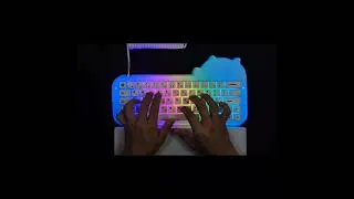 Thumbnail: Modded BongoCat64 Mechanical Keyboard Sound Test #shorts #keyboard #mechanicalkeyboard #clack
