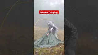 Thumbnail: Solo Heavy Rain Camping  #tejascamping #camping #raincamping #wildernessseason  #cooking #food