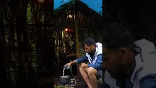 Thumbnail: 2-Day Bushcraft Challenge: Heavy Rain Survival ⛈️ #camping #campping #forestcamping