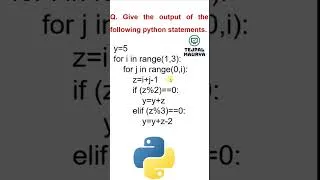 Thumbnail: Python program output calculation mistakes l  बोर्ड एग्जाम में ये गलती मत करना l #python #boardexam