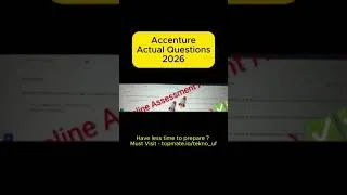 Thumbnail: Opportunity missing! #Accenture mass #hiring dm me for all questions