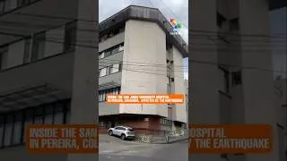 Thumbnail: San Jorge University Hospital shows visible structural damage after the Earthquake in Colombia