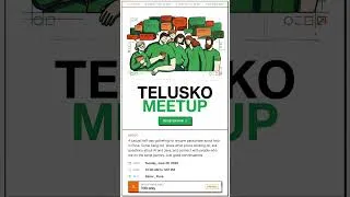 Thumbnail: Telusko Pune Meetup Announcement