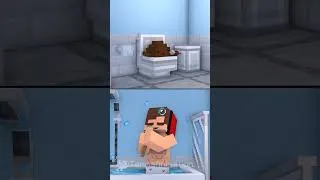 Thumbnail: JJ thinks he's alone 😏🤕 - MAIZEN Minecraft Animation #minecraft #shorts