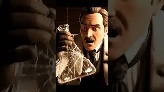 Thumbnail: He Dropped a Flask & Saved Millions! 🧪🚗 #Shorts  #animationshorts #science #safetyglasses