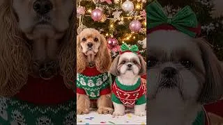 Thumbnail: Cute Christmas Pets 🎅🐶🐱 Warm Lofi Beats for the Holidays ✨
