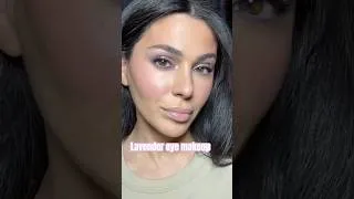Thumbnail: Purple eye makeup 🪻🪁🦋💕 #makeuptutorial #eyemakeup #browneyes