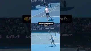 Thumbnail: 🫵 Which Backhand Are You Taking? #sinner #djokovic #courtside #backhand #tennistechnique