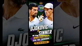 Thumbnail: DJOKOVIC vs SINNER: Wimbledon 2026 Semi-Final Prediction Shocks Tennis Fans!