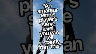 Thumbnail: An amateur tennis player's serve level, you can tell instantly from this (TennisGo Story) #tennis