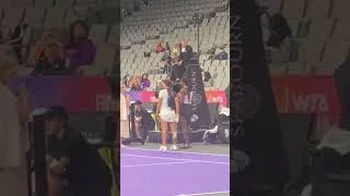 Thumbnail: Coco Gauff and Pegula ask for Supervisor #live #tennis #youtube #tiktok #short #video #shortsfeed