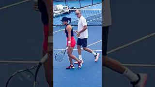 Thumbnail: Alex Eala Works Hard with Her Coach | Cincinnati 2026