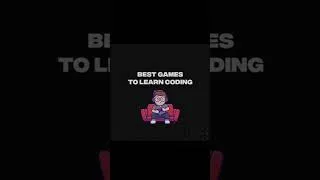 Thumbnail: best games to learn coding #coding