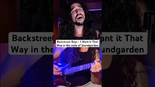 Thumbnail: I want it that way in the style of Soundgarden #backstreetboys #soundgarden #shorts