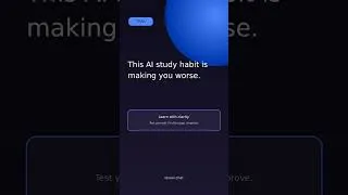 Thumbnail: This AI Study Habit Is Making You Worse