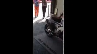 Thumbnail: TERMIGNONI - SBK 2015: Michael Van Der Mark garage exit