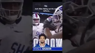 Thumbnail: Josh Allen faking out Lions D #nfl #bills #billsmafia #detroitlions #christmasvacation