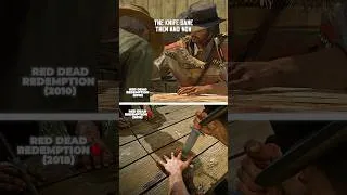 Thumbnail: Red Dead Redemption vs RDR2 - Knife Game Comparison