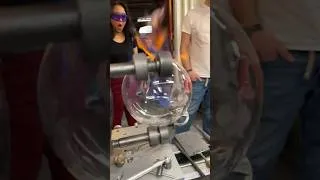 Thumbnail: Poking a hole in hot glass so I can get tar out of my flask