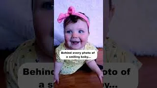 Thumbnail: Behind every photo of a smiling baby......