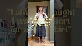 Thumbnail: Midi skirt tips #midiskirt #secondhandfashion #ootd #vintagefashion