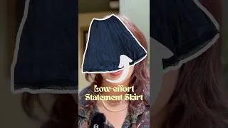 Thumbnail: Cotton Tiered Midi Skirt #LoweffortStatement #vintagefashion #midiskirt #thriftedoutfit