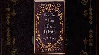 Thumbnail: How do you talk to the #Universe