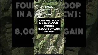 Thumbnail: Running the Four Pass Loop in a Day CCW | Views of Each Pass!