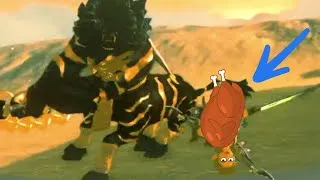 Thumbnail: Rare Lynel Carves the Turkey... makes us wheeze #shorts #botw
