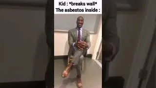 Thumbnail: Asbestos when you break the wall it was behind:
