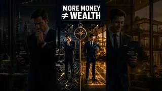 Thumbnail: MORE MONEY ≠ WEALTH (The Mistake Most High Earners Make)#finance #shorts