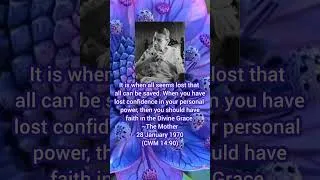 Thumbnail: 💫 Nectar Drops of Maa | The Mother 💯💫 #shorts #shortvideo #quotes