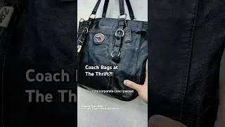 Thumbnail: Coach bags at the thrift! #coachbags  #ukayukay #thrift #thriftwithme #thrifthaul #thriftedfinds