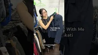 Thumbnail: THRIFT WITH ME in Makati 🇵🇭 EP1 | The Sierra’s #ukayukay #thriftwithme  #thrifthaul #thrift