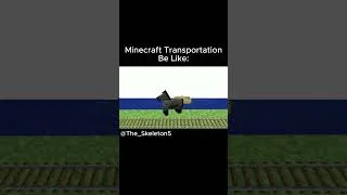 Thumbnail: Minecraft Transportation Be Like:  #animation  #minecraft
