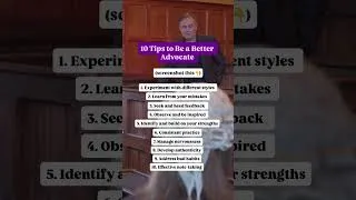 Thumbnail: 10 Tips to Be a Better Advocate #advocacy