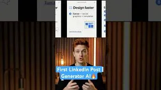 Thumbnail: Create VIRAL LinkedIn Post using just 1 Prompt 🔥 #shorts